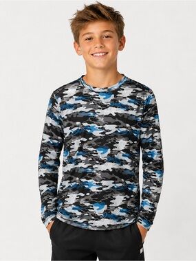 Ocean + Coast Blue Camouflage Performance Shirt